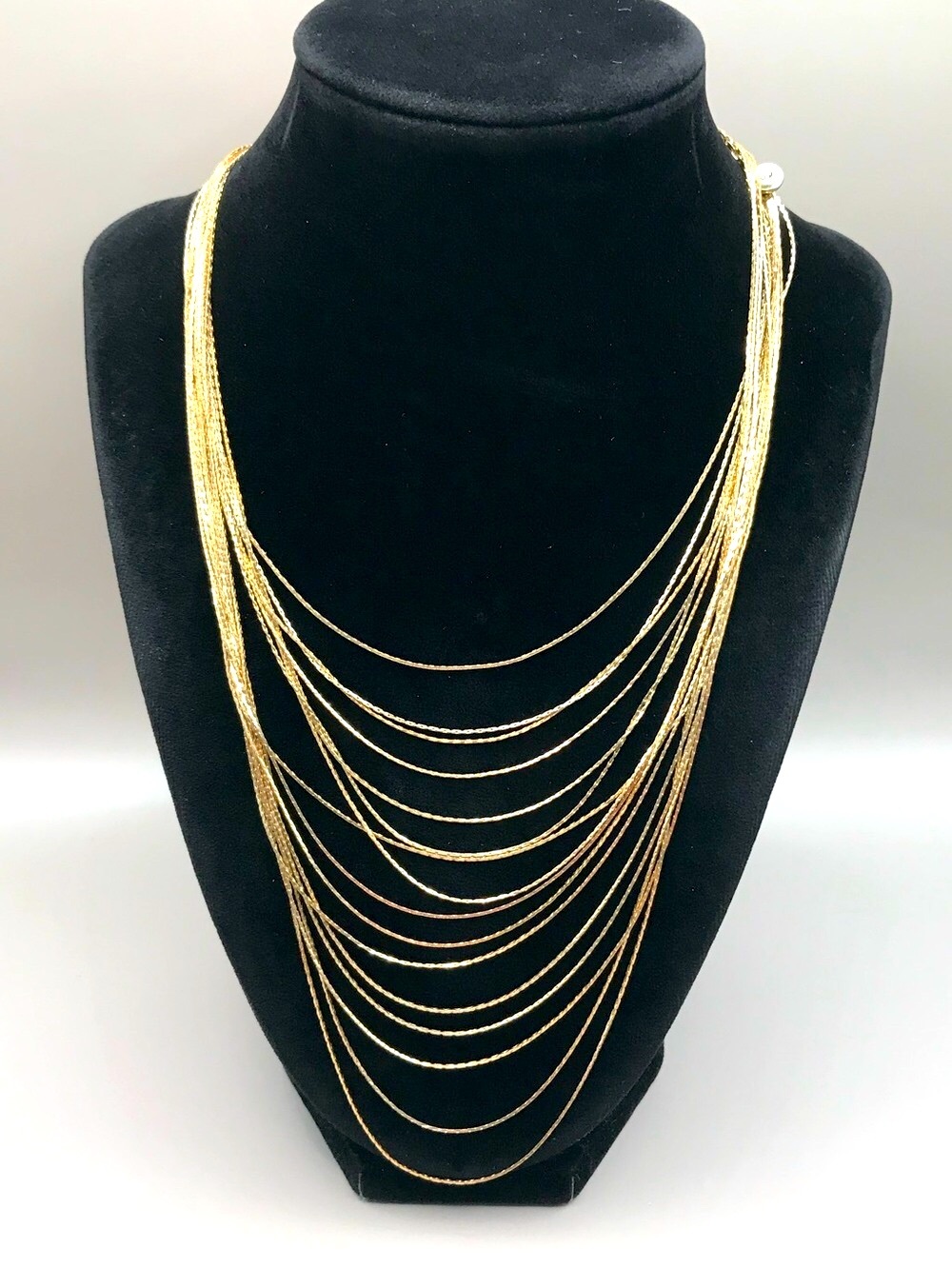Versona Gold Multi-Strand Layered Necklace